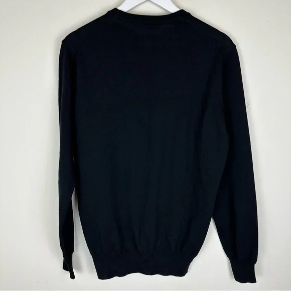Cavalli Class Men’s Sweater 100% Wool Black